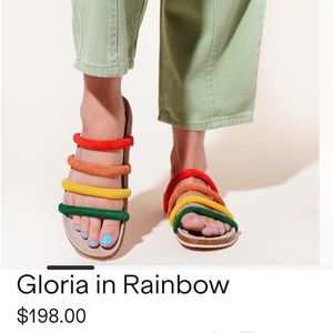 Charlotte Stone “Gloria” in rainbow size 7